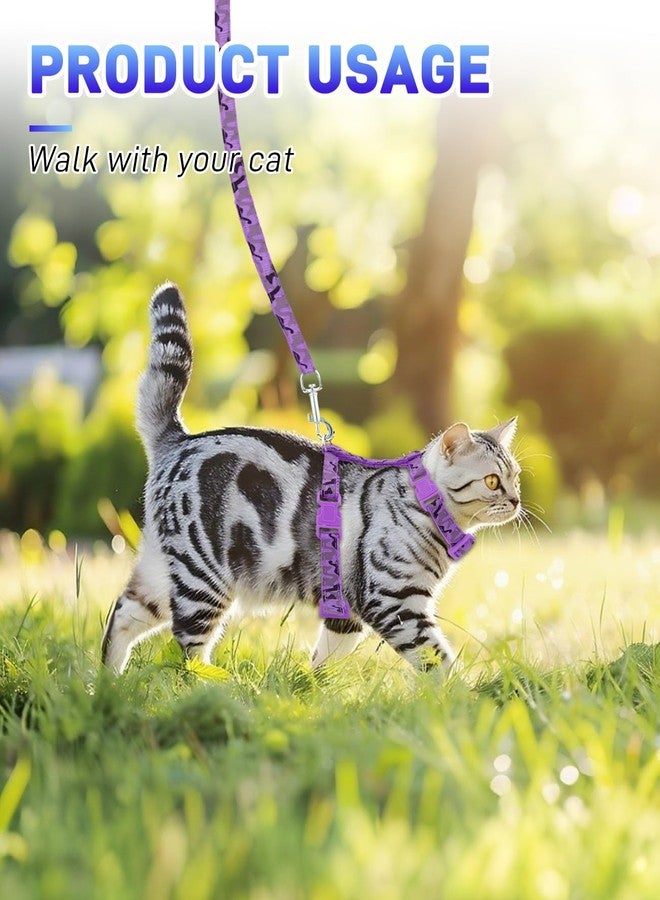 Gaahkai 3 Pack Cat Leash and Harness Set, Lightweight Adjustable Collar Escape Proof for Cats - Image 5